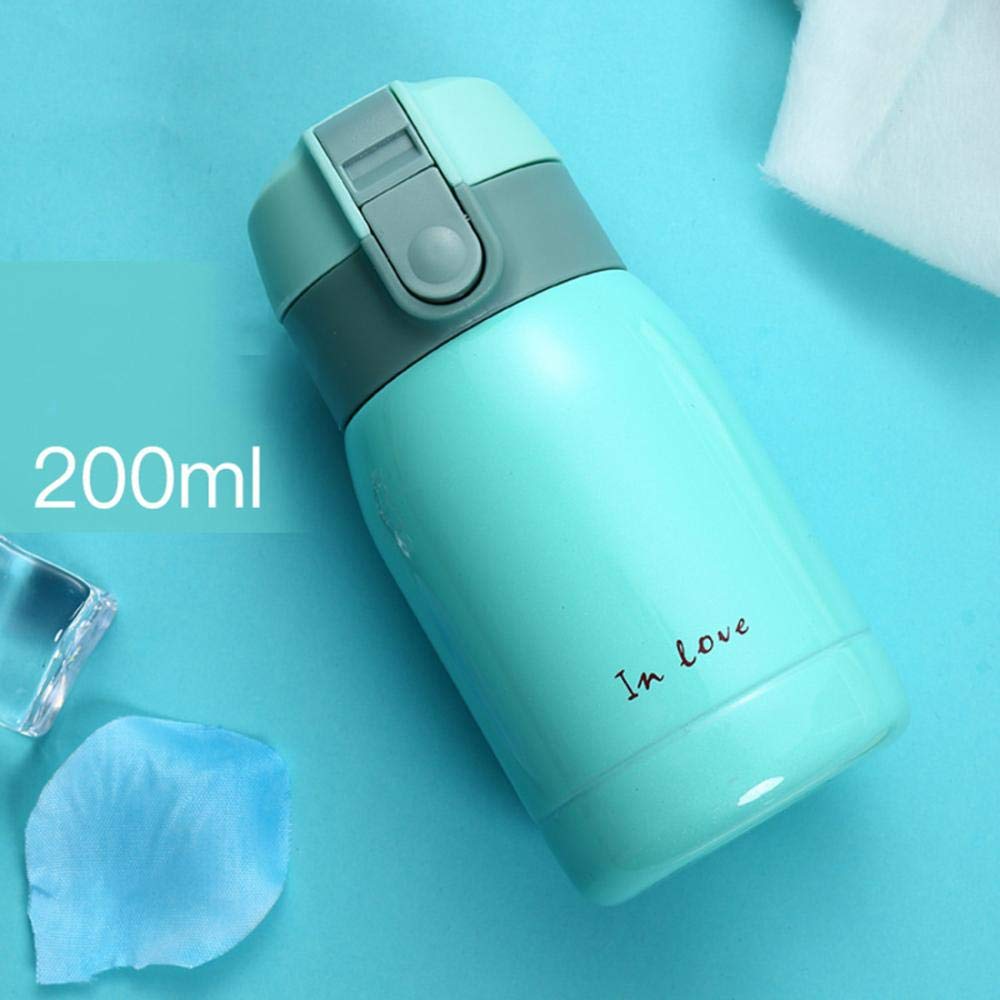 Mini 7 Oz Stainless Steel Water Bottle, Small Vacuum Insulated Water Bottle Leakproof Sport Tumbler Cup Hot And Cold Water Bottl