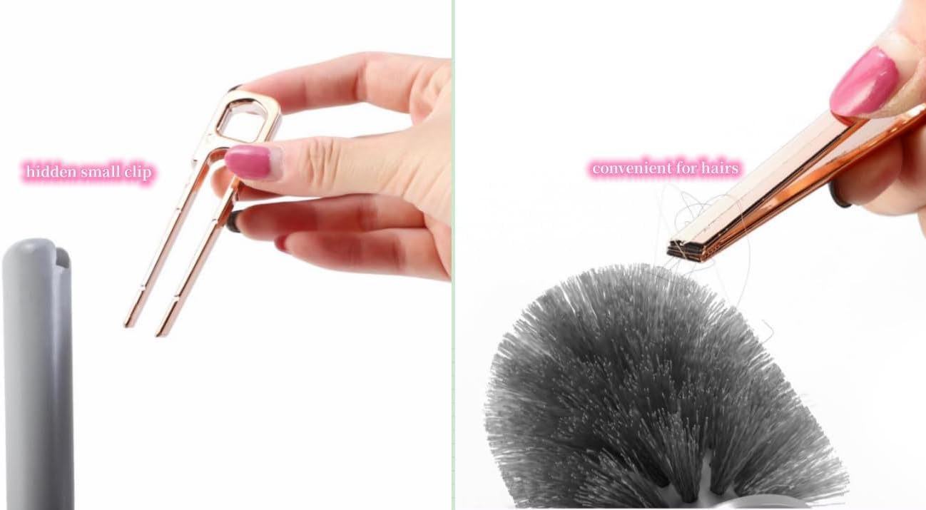 Vasukie Silicone Toilet Brush And Holder Set, With A Extra Crevice Cleaning Brush Deep Cleaning Toilet Bowl Brush For Bathroom T