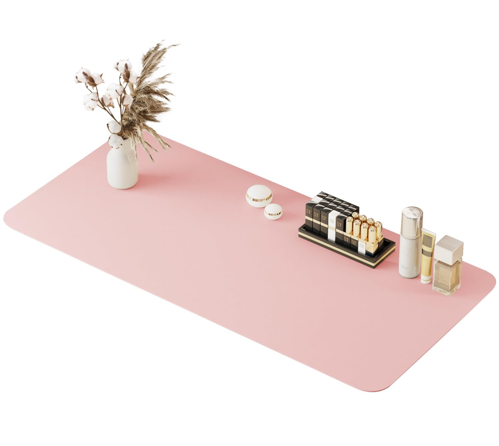 Metui 39.37 * 15.7 Large Makeup Mat For Vanity Top Protector, Waterproof, Non-Slip Vanity Mat.Vanity Mat Protector For Makeup,Va