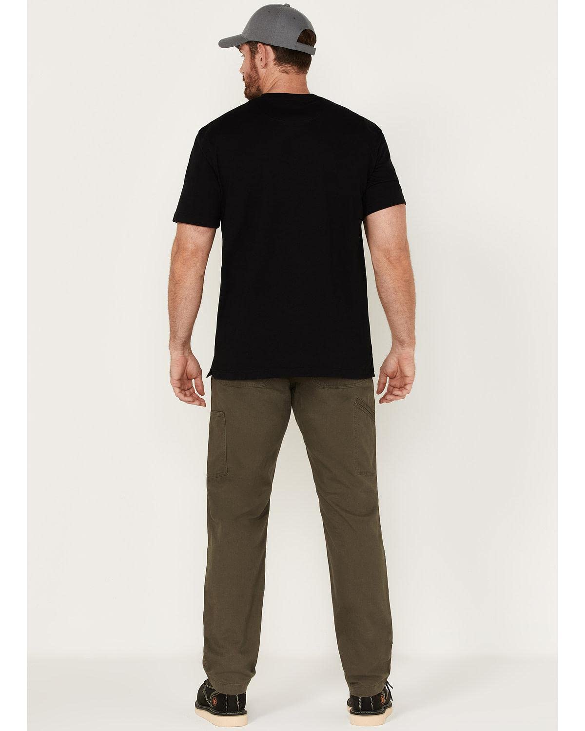 Carhartt Mens Rugged Flex Rigby Double Front Pant, Tarmac, 35 X 32