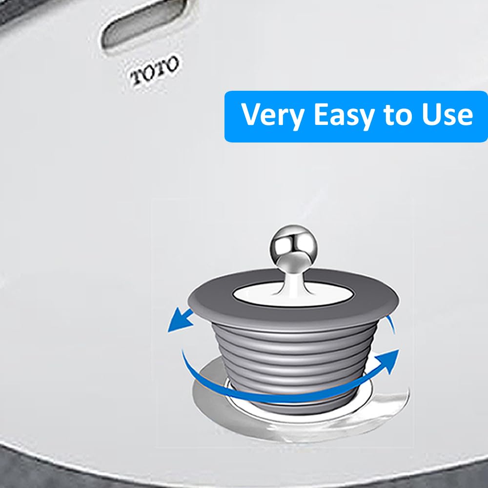 Bathtub Drain Stopper, Tub Stopper, Universal Bathtub Drain Cover, Bath Tub Plug,Sink Stopper, Shower Bathroom Accessories Repla