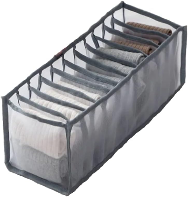 Homaxa Clothes Organizer For Folded Clothes DrawersClothing Compartment Storage Box With DividersWardrobe Clothes Organizers And