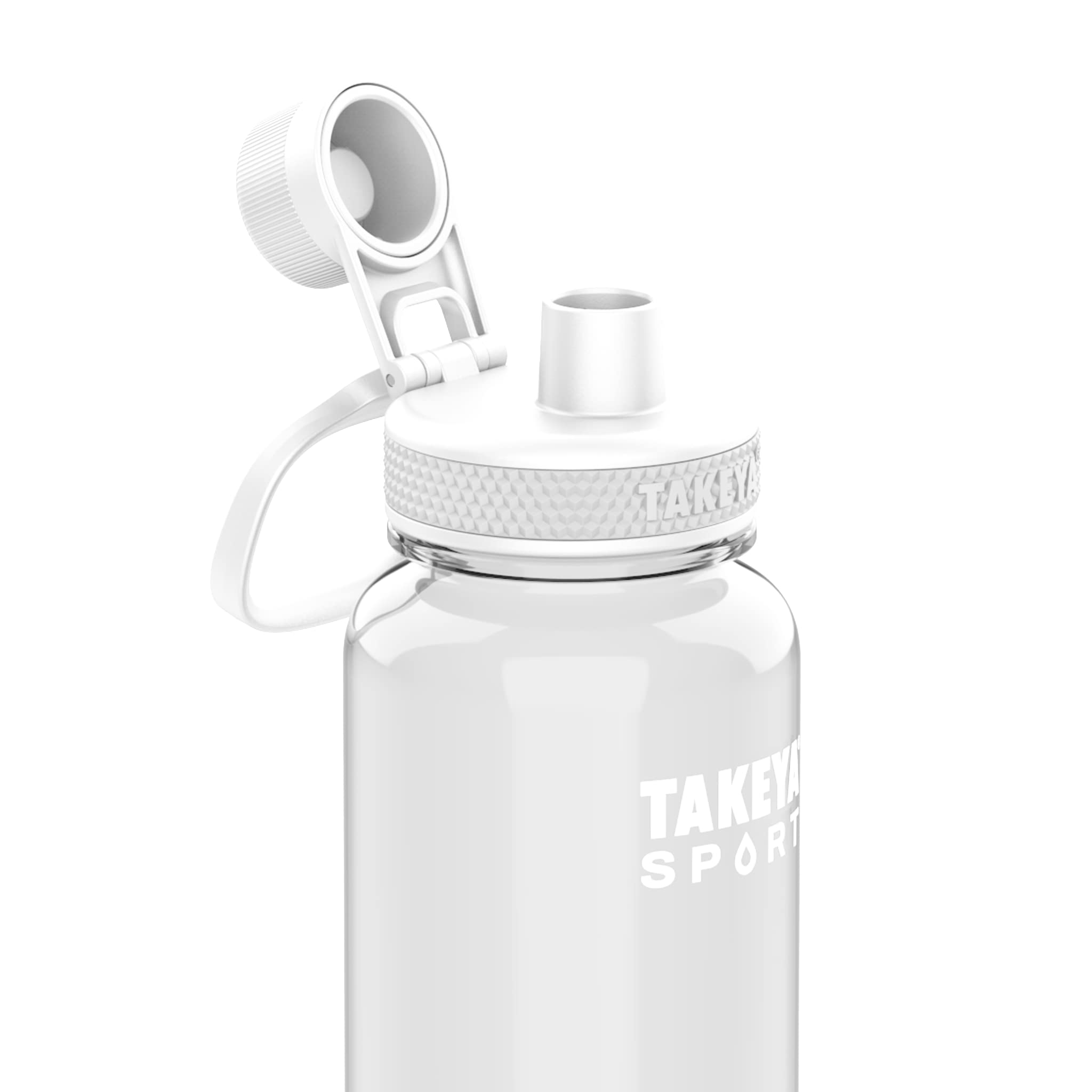 Takeya Sport 40 Oz Tritan Plastic Water Bottle With Spout Lid, Premium Quality, Bpa Free, Extreme Air