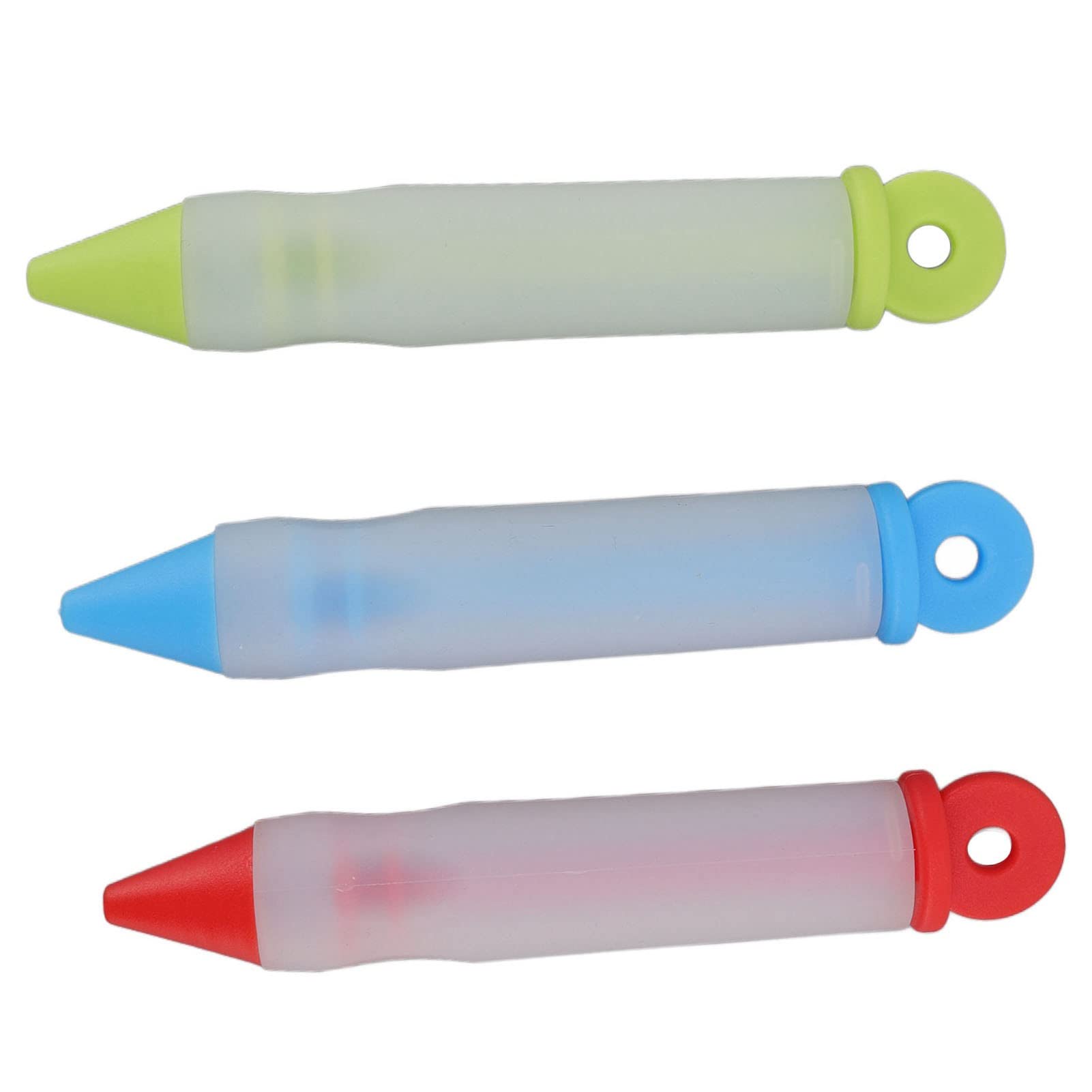 Zerodis 3 Set Cake Decorating Pen Tool, Silicone Food Writing Pen With Icing Piping Pen Tips, Detachable Diy Cake Icing Pen With