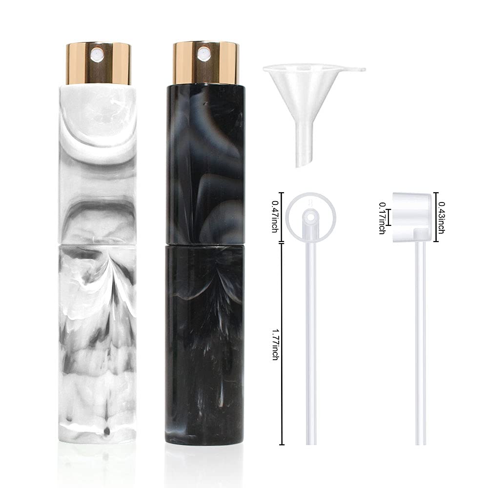 Vitog 10Ml Travel Perfume Bottle Refillable - Atomizer Perfume Spray Bottle For Travel Empty Cologne Dispenser Mini Travel Bottl