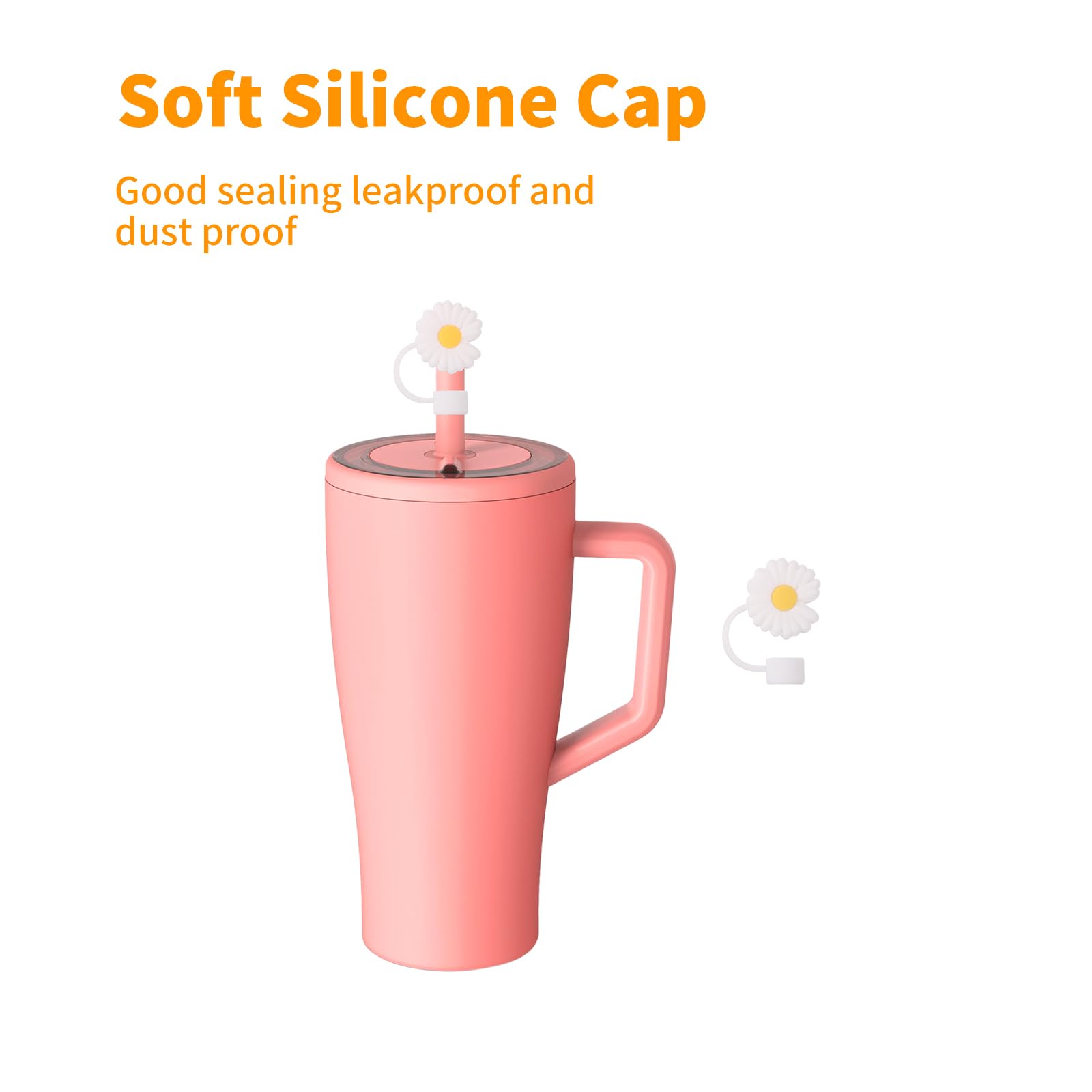 Keuye Straw Cover Compatible With Brumate 40Oz And 30Oz,Adjustable Silicone Era Straw Cover, 6Pcs Colorful Straw Cover Compatibl