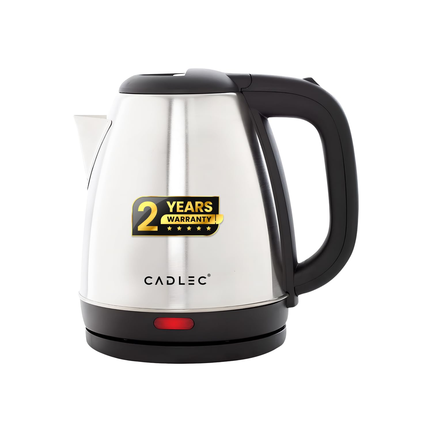 Cadlec Aquaheat 1.8 Litre Electric Kettle With Stainless Steel Body | Automatic Cut-Off | Cool-Touch Handle & Lid | Multi-Use Fo