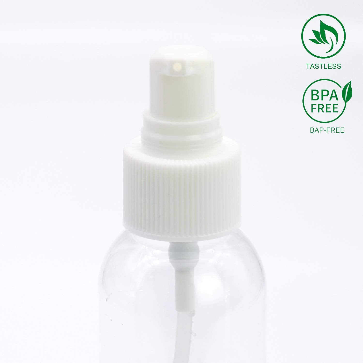 Trendbox 6 Pack Plastic Empty Bottles With Duckbill Pump Cap For Shampoo, Lotions, Liquid Body Soap, Cream (4 Oz / 120 Ml)