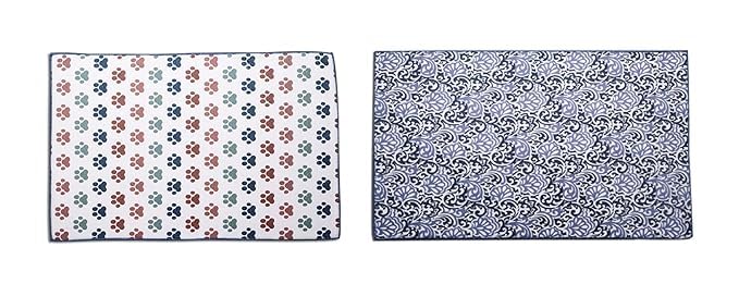 Neerak Dish Drying Mat Machine Washable Dish Placemat For Kitchen Counter, 58X38 Cm. Absorbent Dish Drying Rack, Dish Drainer Ma