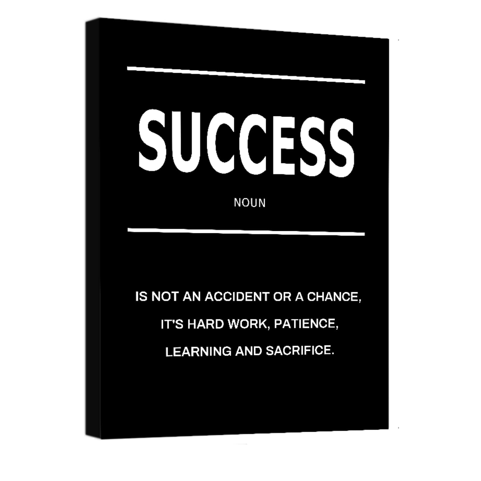 Lmgov Canvas Painting Wall Art, Grind Hustle Execution Motivational Wall Art Decoration Posters Prints For Living Room Bedroom S