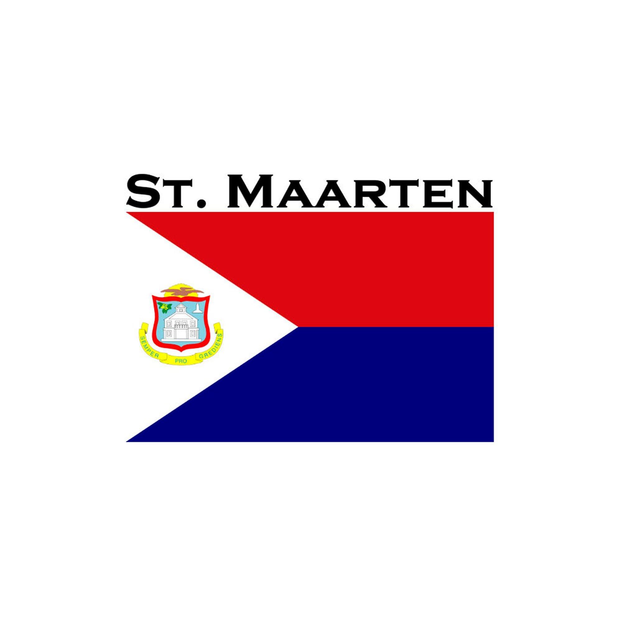 Cafepress St. Maarten Flag Rectangle Magnet, 3''X2'' Refrigerator Magnet