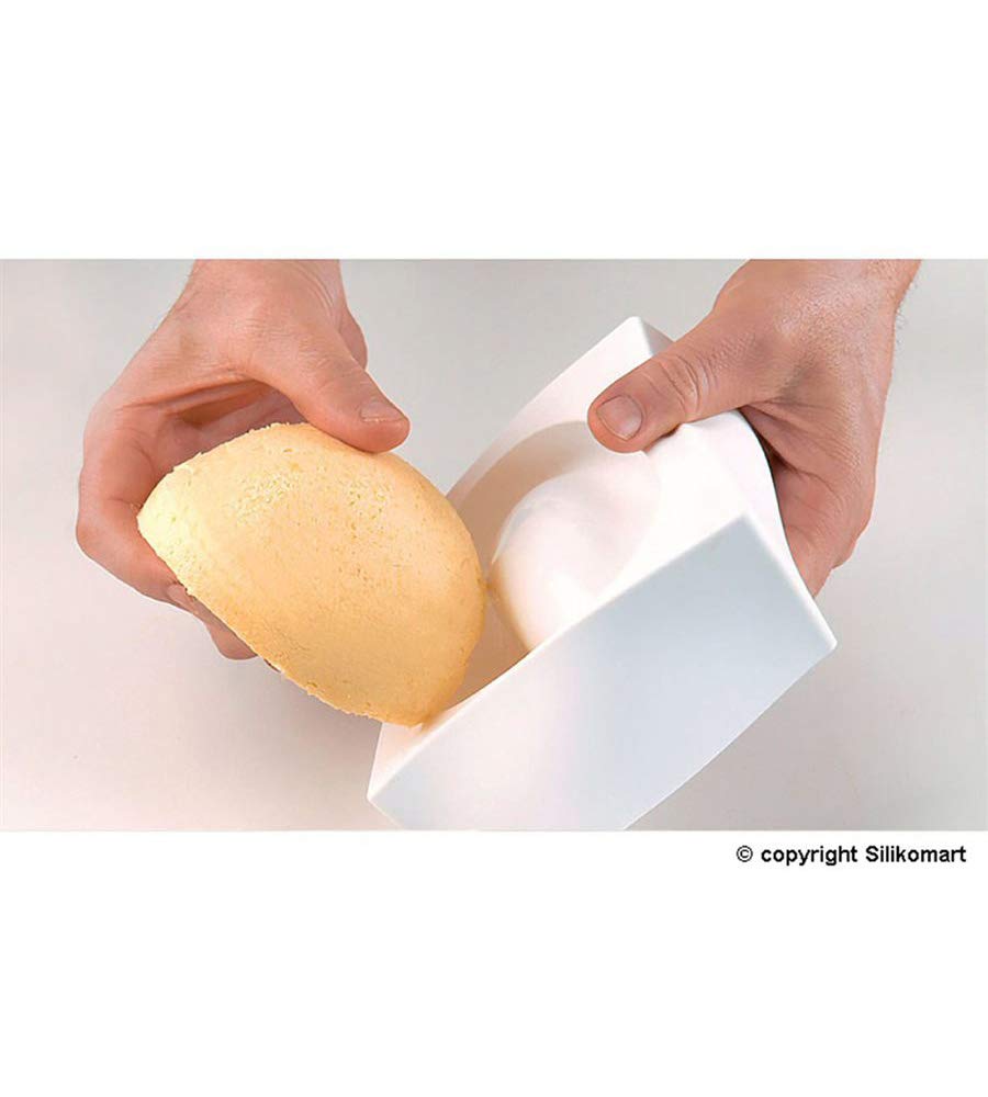 Silikomart Zuccotto Hemisphere Freezing And Baking Silicone Mold 4-1/2 Inch Diameter