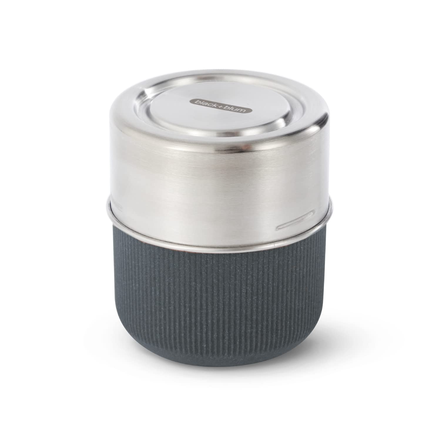 Black + Blum Gr-Lb-S015 Glass Bowl | Leakproof Meal Prep Lunch Box Food Container, Stainless Steel, Polypropylene With Wood Fibr