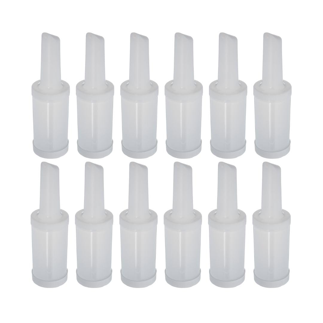 Carlisle FoodService Products Pourplus Store N Pour Complete Quart Set Neck, Container, And Cap for Bar, Kitchen, And Restauran