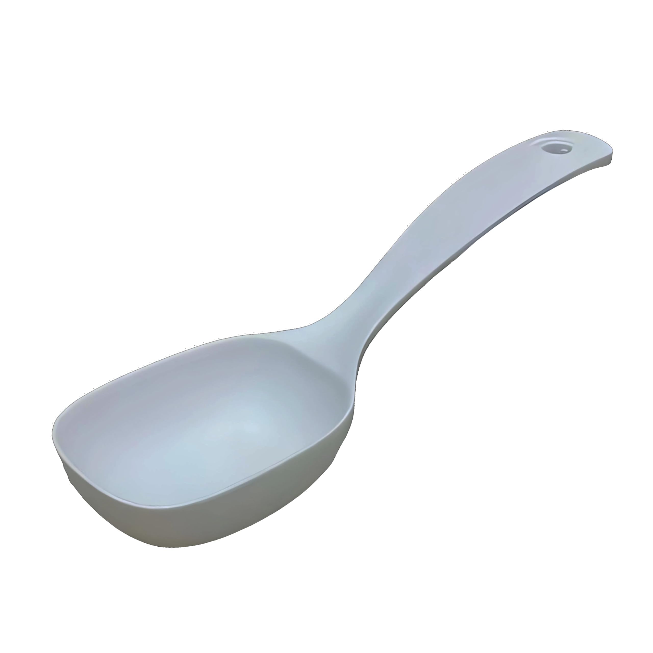 Multifunctional Large Plastic Ladle Spoon, BPAFree, White