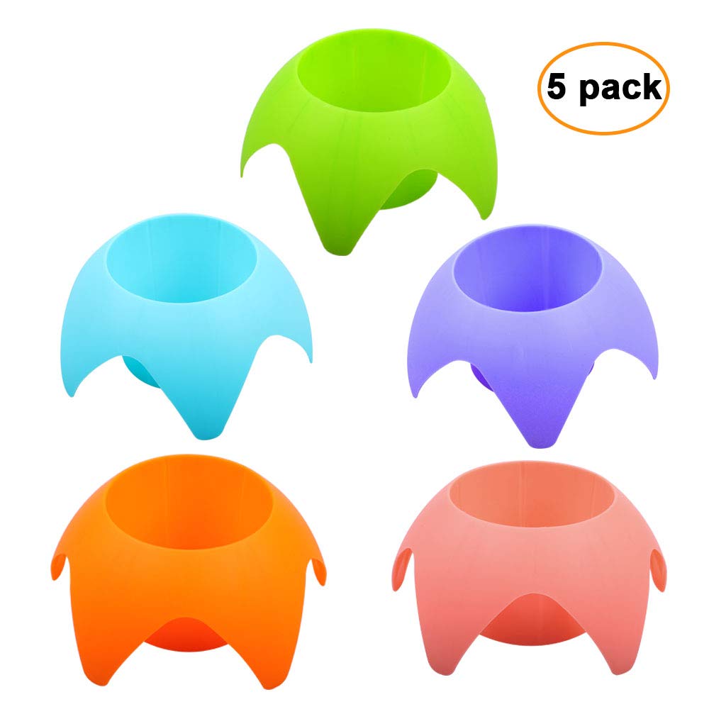 Beach Vacation Essentials - Sand Coasters Drink Cup Holders, 5-Pack, Multicolor, Must-Haves For Women, Adults, Family, And Frien