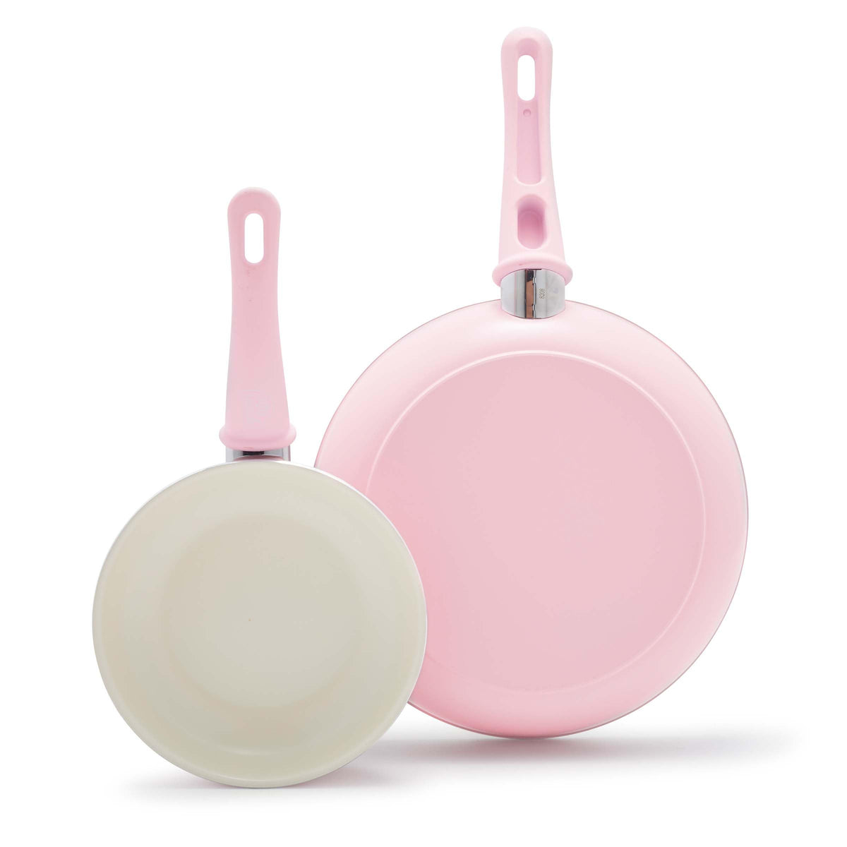 Greenlife Soft Grip Healthy Ceramic Nonstick 7'' And 10'' Frying Pan Set, Pfas & Pfoa-Free, Dishwasher Safe, Egg Omelet Skillet,