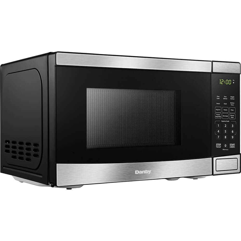 Danby DBMW0721BBS Countertop Microwave, Stainless Steel