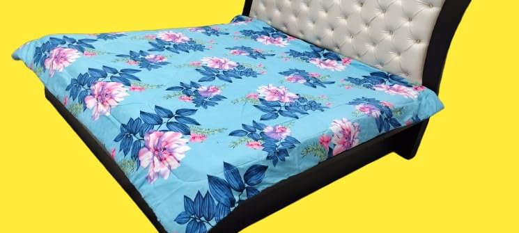 Homecrust 3 Layer Microfiber Double Bed Comforter/Dohar/Duvet/Ac Blanket For Adults  85 X 95 Inch || Supersoft And Skin Friendl