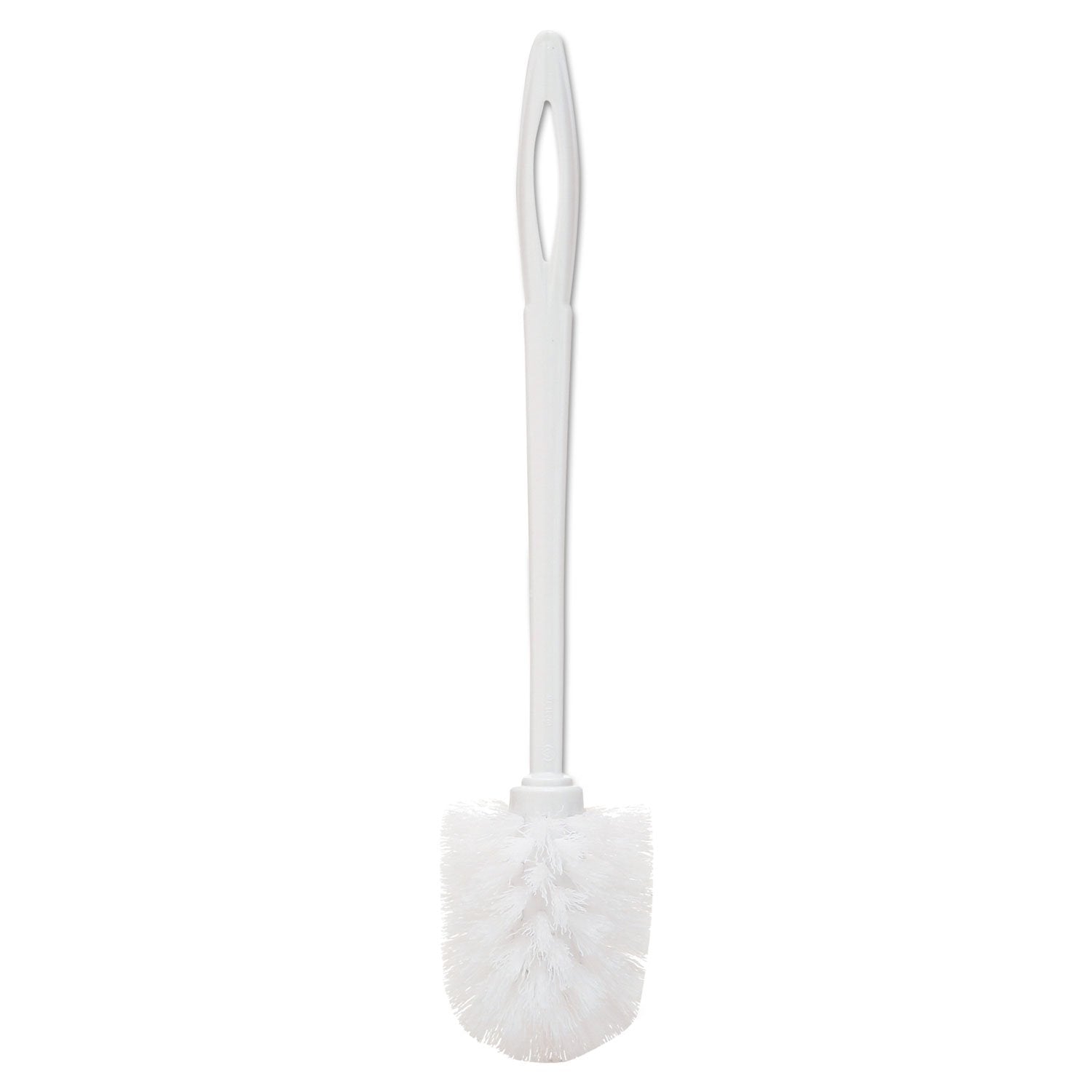 Rubbermaid Commercial 631000We Toilet Bowl Brush 14 1/2-Inch White Plastic