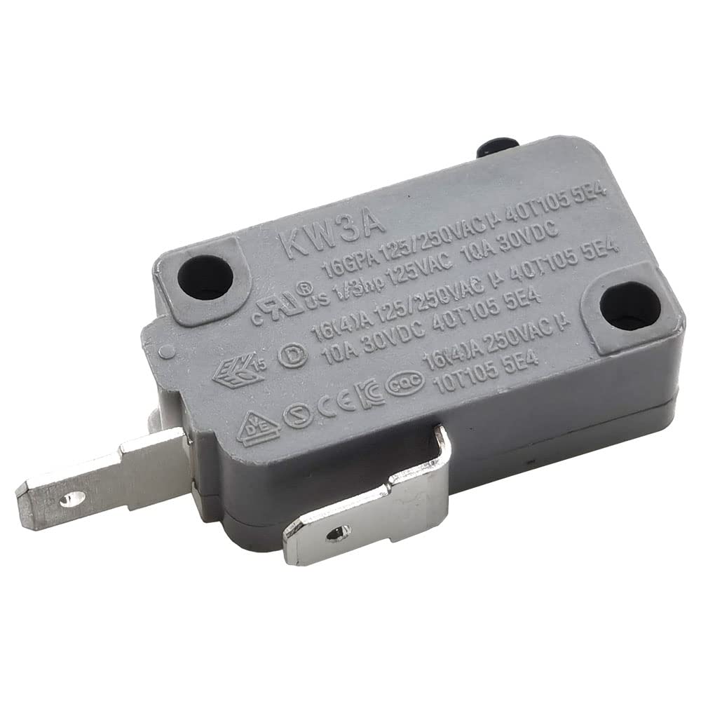 Yoiilnz Kw3A Microwave Oven Door Interlock Switch 16A 125Vac/250Vac Microwave Oven Replacement Part Door Switch(2 Normally Open)