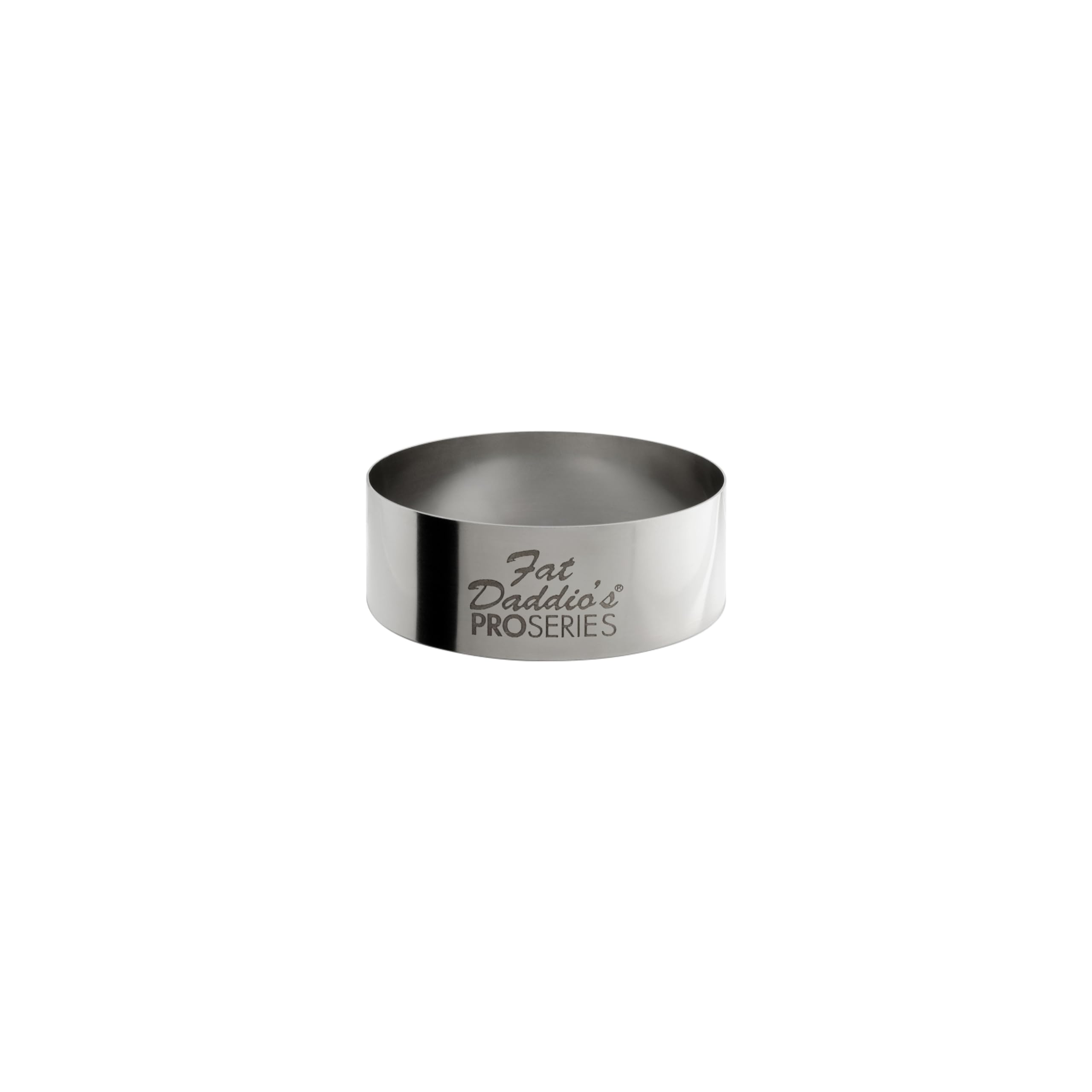 Fat Daddios Stainless Steel Round Cake & Pastry Ring, 2 x 0.75 Inch