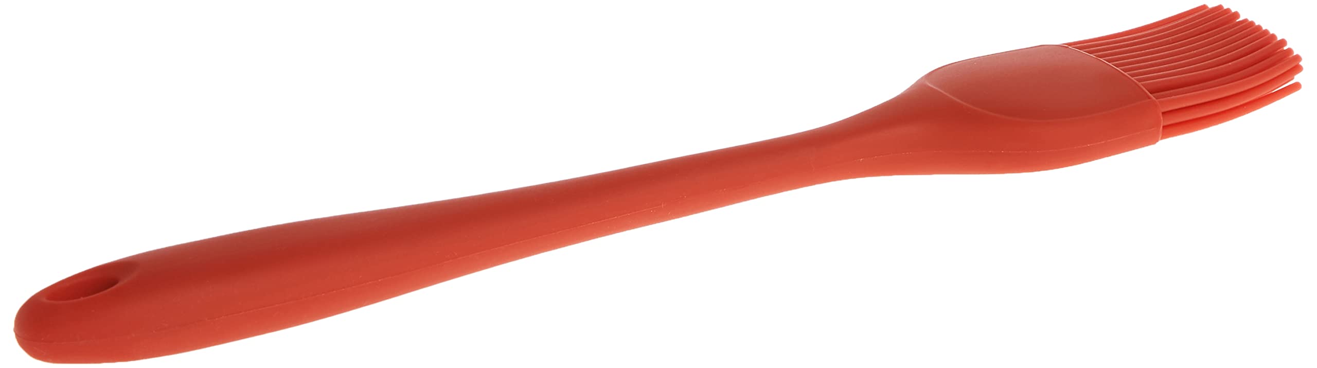 Mrs. Andersons Baking Basting Brush, Heat-Resistant Flexible Nonstick Silicone, 10.75-Inches, Cherry