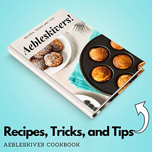 Upstreet Cast Iron Aebleskiver Pan/Ebelskiver Pan/Ideal For Mini Pancake Mold, Cake Pop Pan, And Takoyaki Maker For Danish Stuff