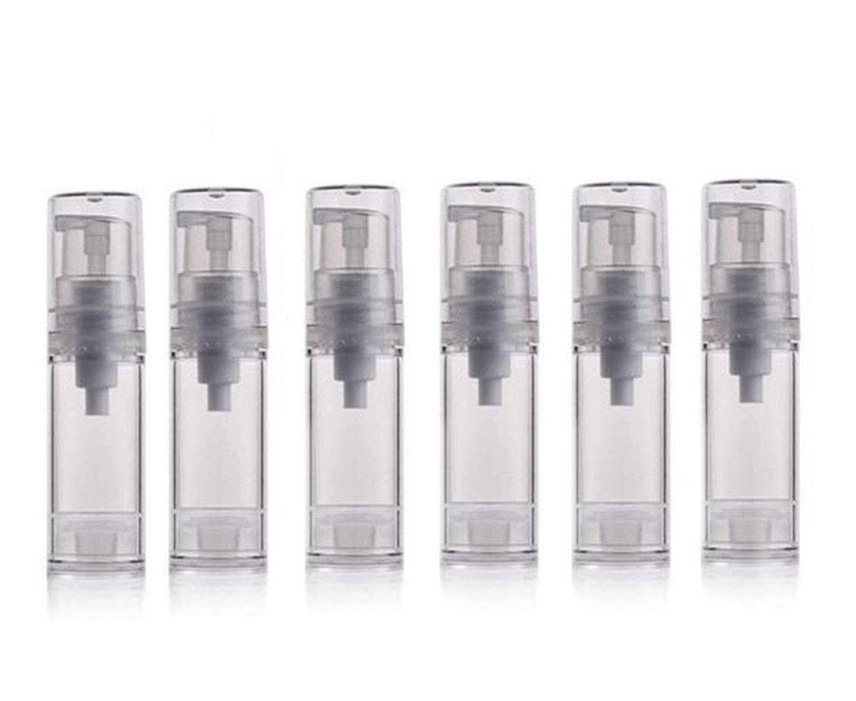 5Ml Airless Pump Bottle-Empty Refillable Airless Vacuum Pump Cream Lotion Bottle Travel Bottles Toiletries Liquid Container For
