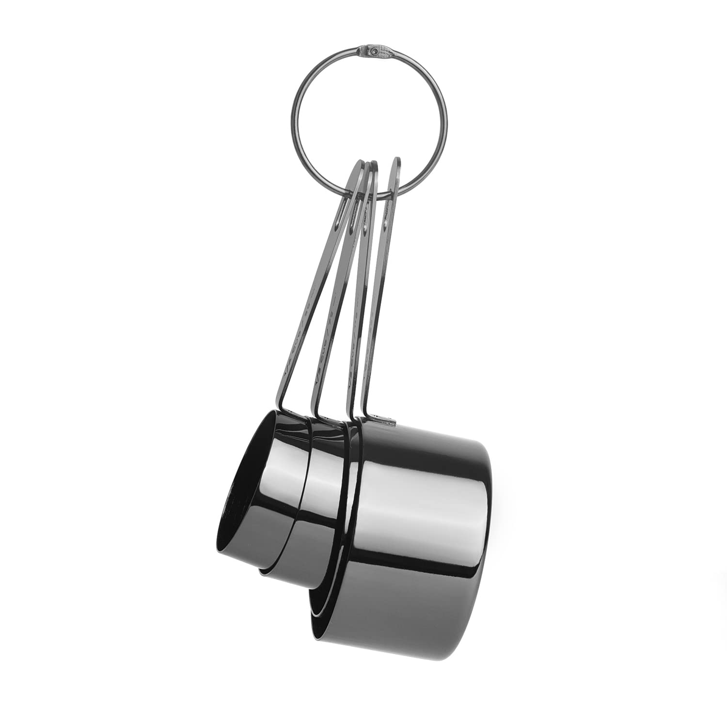 Rebekah Measuring Cups And Spoon Set, Stainless Steel Kitchen Metal Spoons With Scale, Metric Scoops Heavy Duty Solid Measuremen