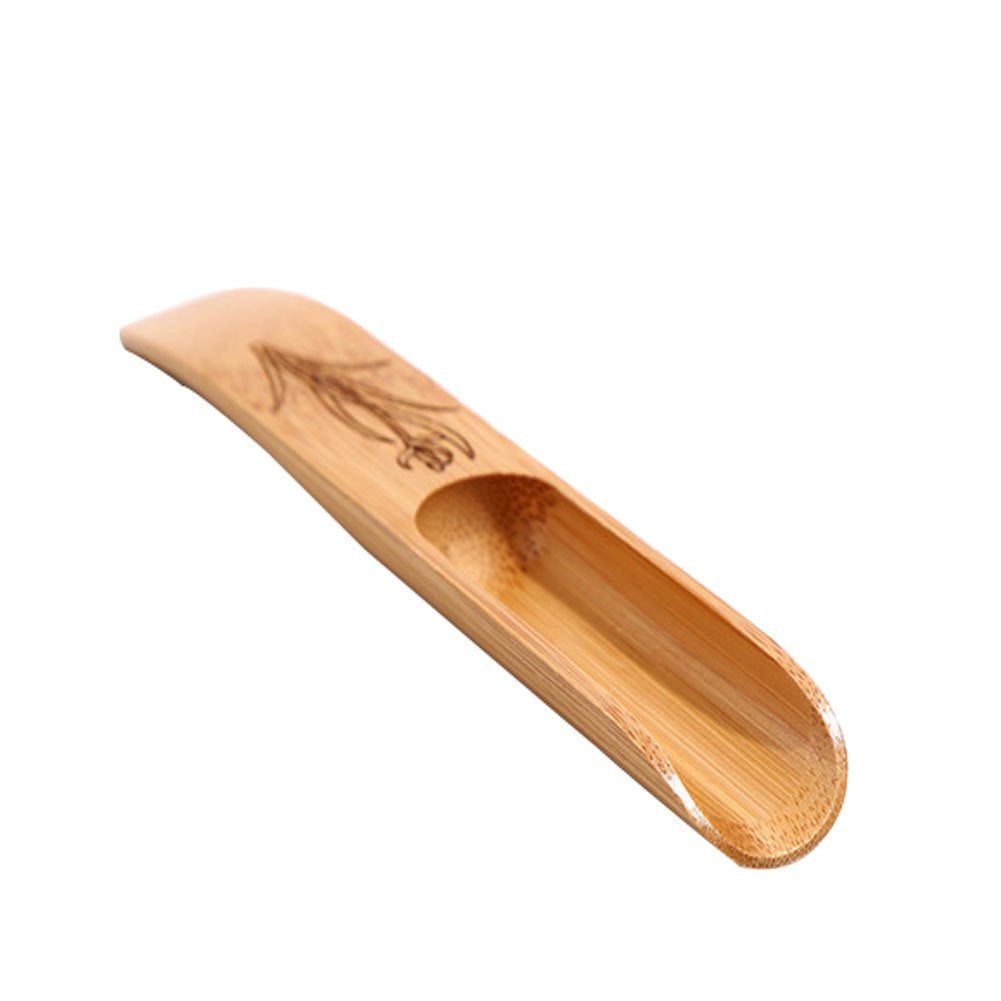 Haidong 3Pcs Bamboo Tea Spoon Scoop Shovel Chinese Kung Fu Tea Fittings Of Jam, Spices, Condiments, Seasoning, Sugar, Honey, Cof