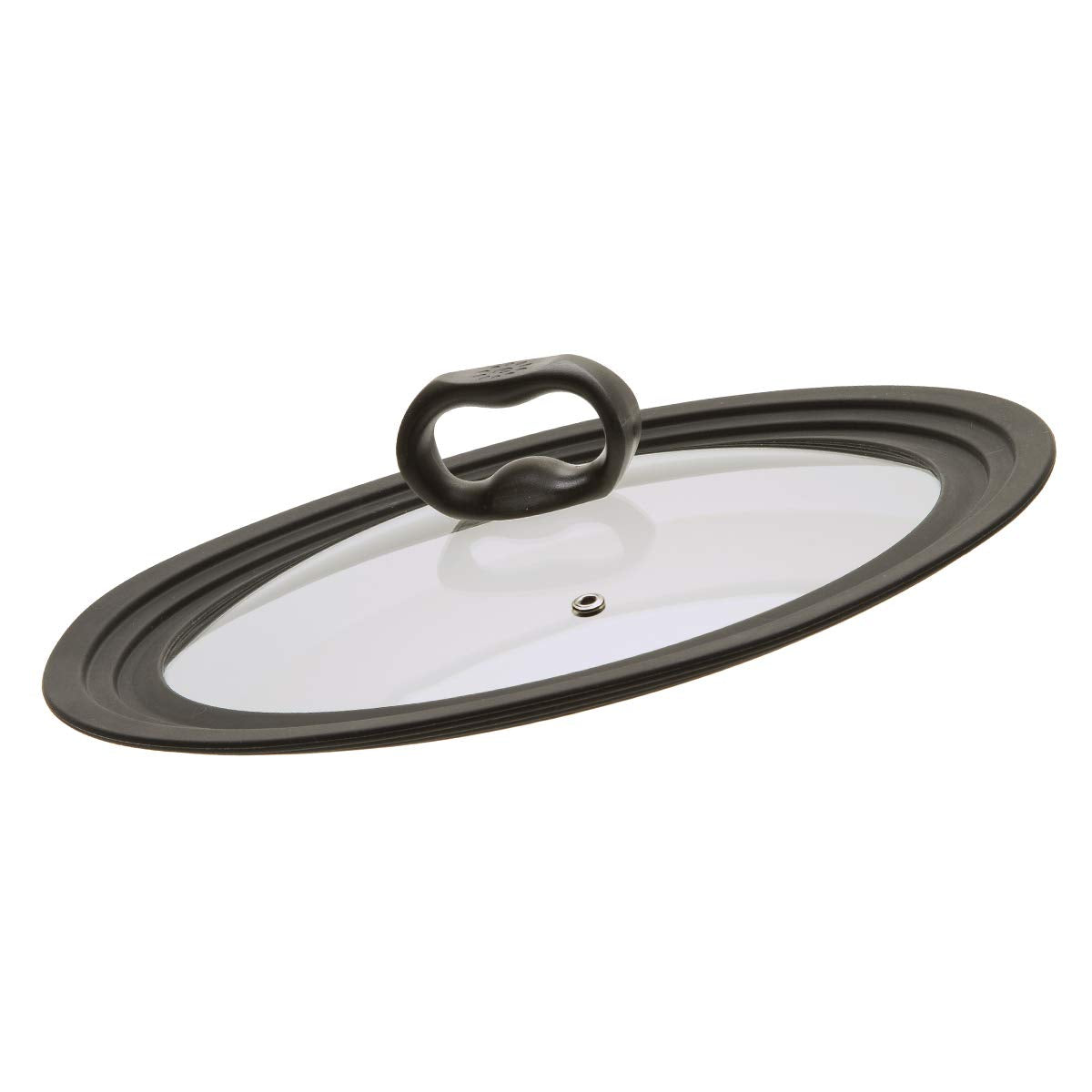 Ecolution Universal Lid For Pots And Pans, Fits 9.5-Inch To 12-Inch Cookware, Tempered Glass Replacement Lid With Heat Resistant