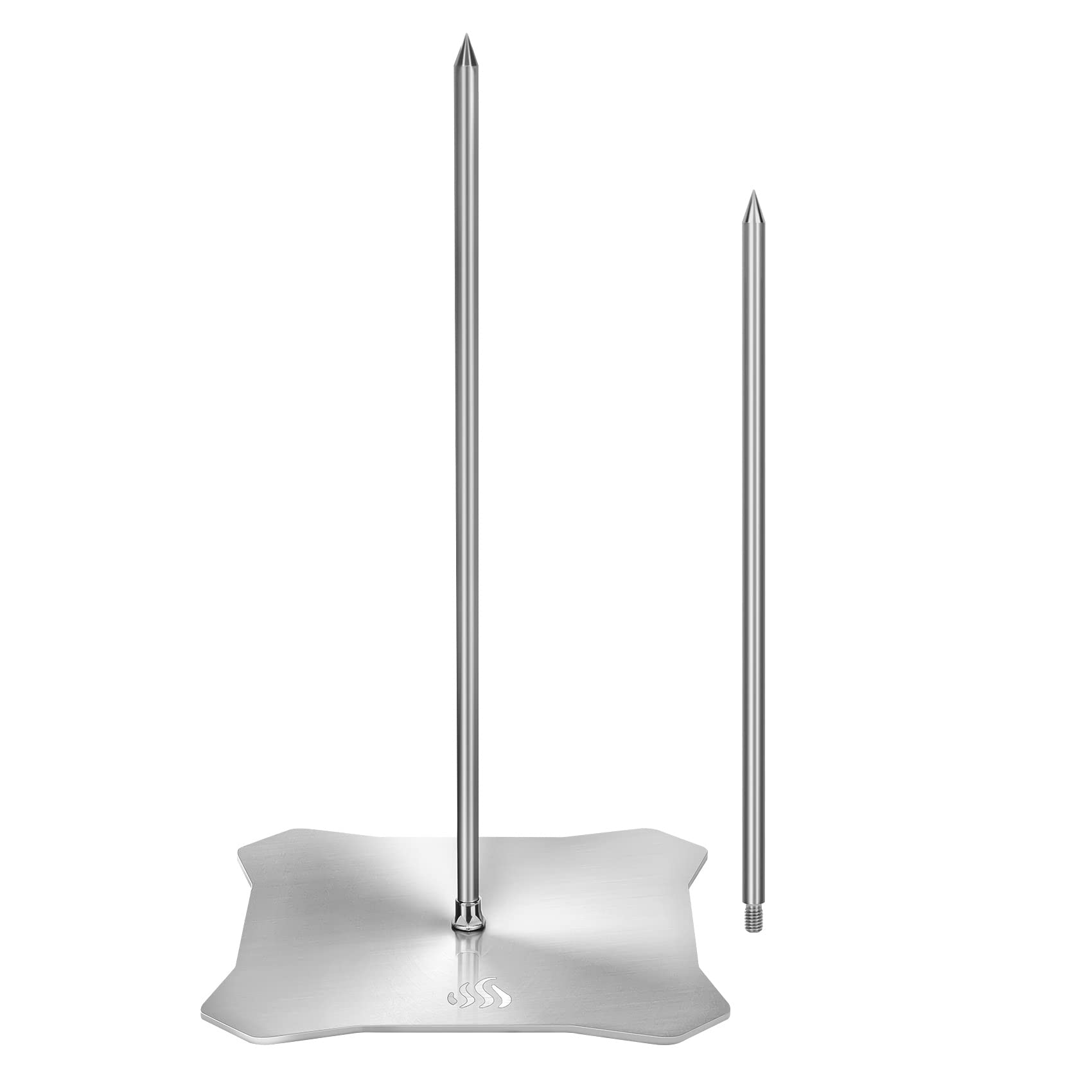 Onlyfire Brazilian Bbq Skewer, Stainless Steel Vertical Meat Spit Stand Al Pastor Skewer For Barbecue Grill, Great For Tacos Al