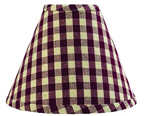 Heritage House Barn Red 10'' Bulb Clip Fabric Lamp Shade By Raghu