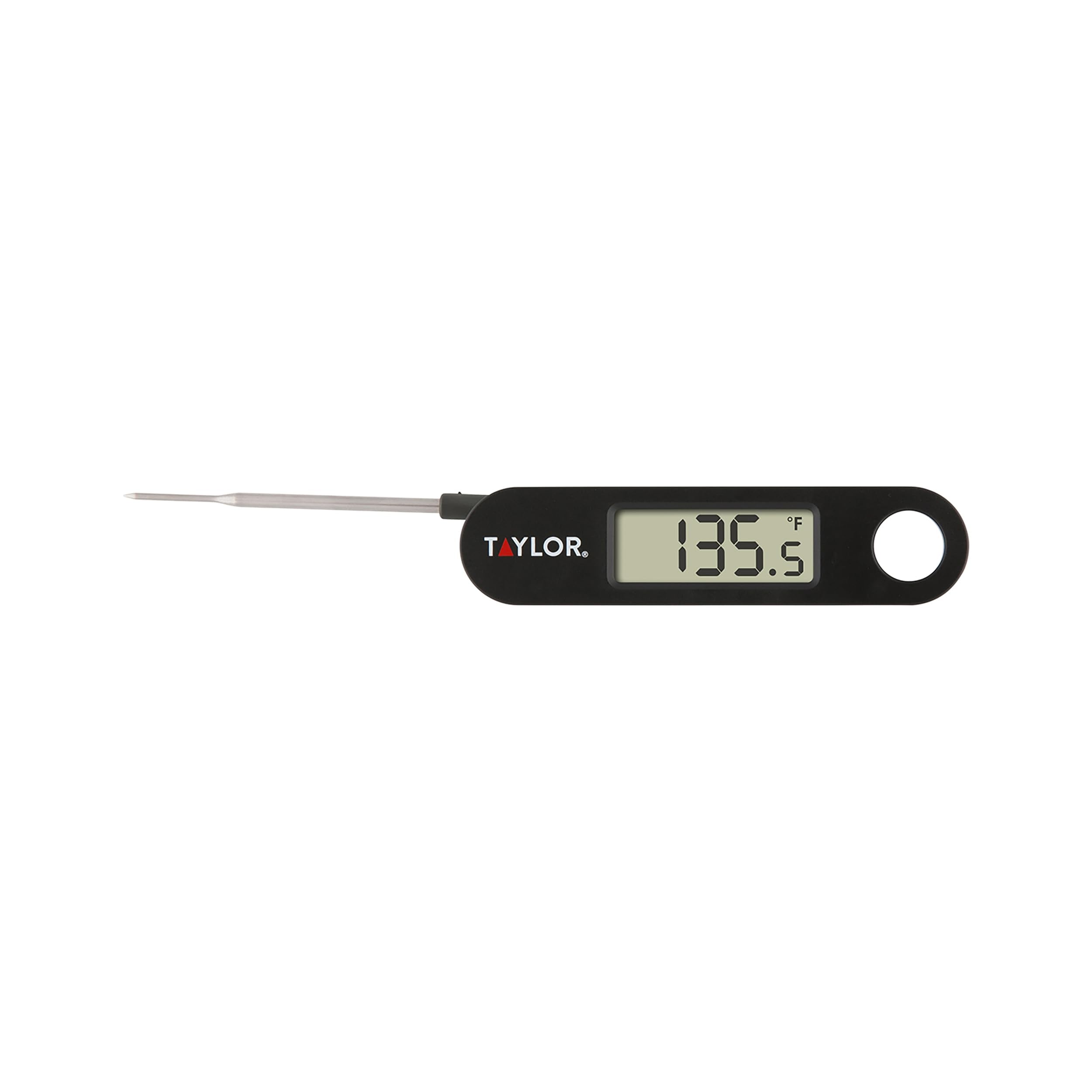 Taylor 1476 Instant Read Digital Meat Food Grill BBQ Cooking Kitchen Thermometer, Tailgating and Grilling Compact Folding Probe,