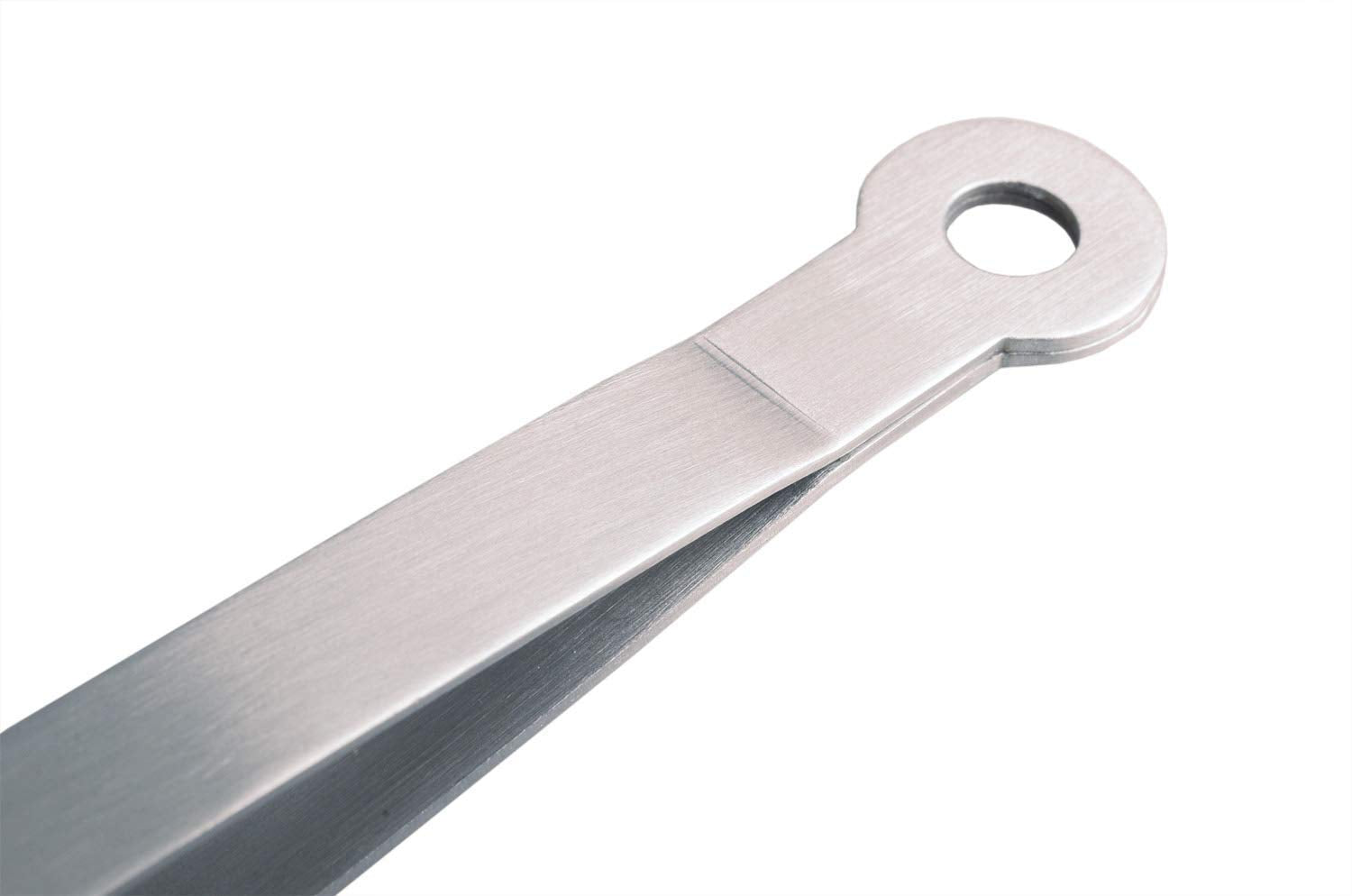 Hinmay Small Serving Tongs 6-Inch Stainless Steel Mini Appetizer Tongs, Set Of 4 (Brushed)