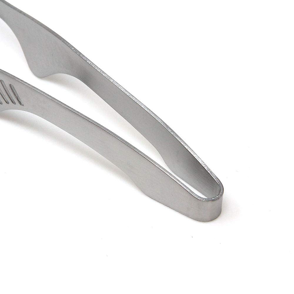 Todai 9.4-Inch Stainless Steel Non-Slip Yakiniku Bbq Tongs (Silver)