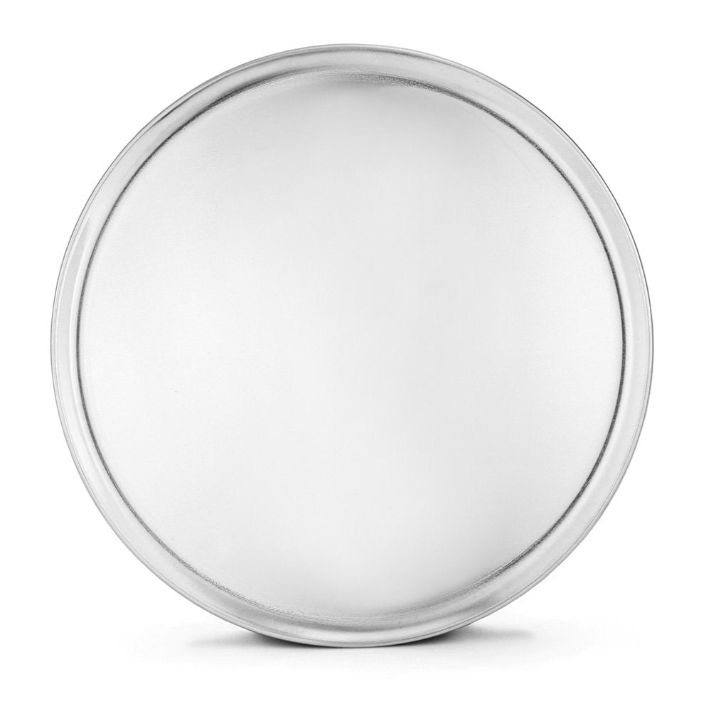 New Star Foodservice 51056 Restaurant-Grade Aluminum Pizza Pan, Baking Tray, Coupe Style, 18-Inch, Pack Of 6