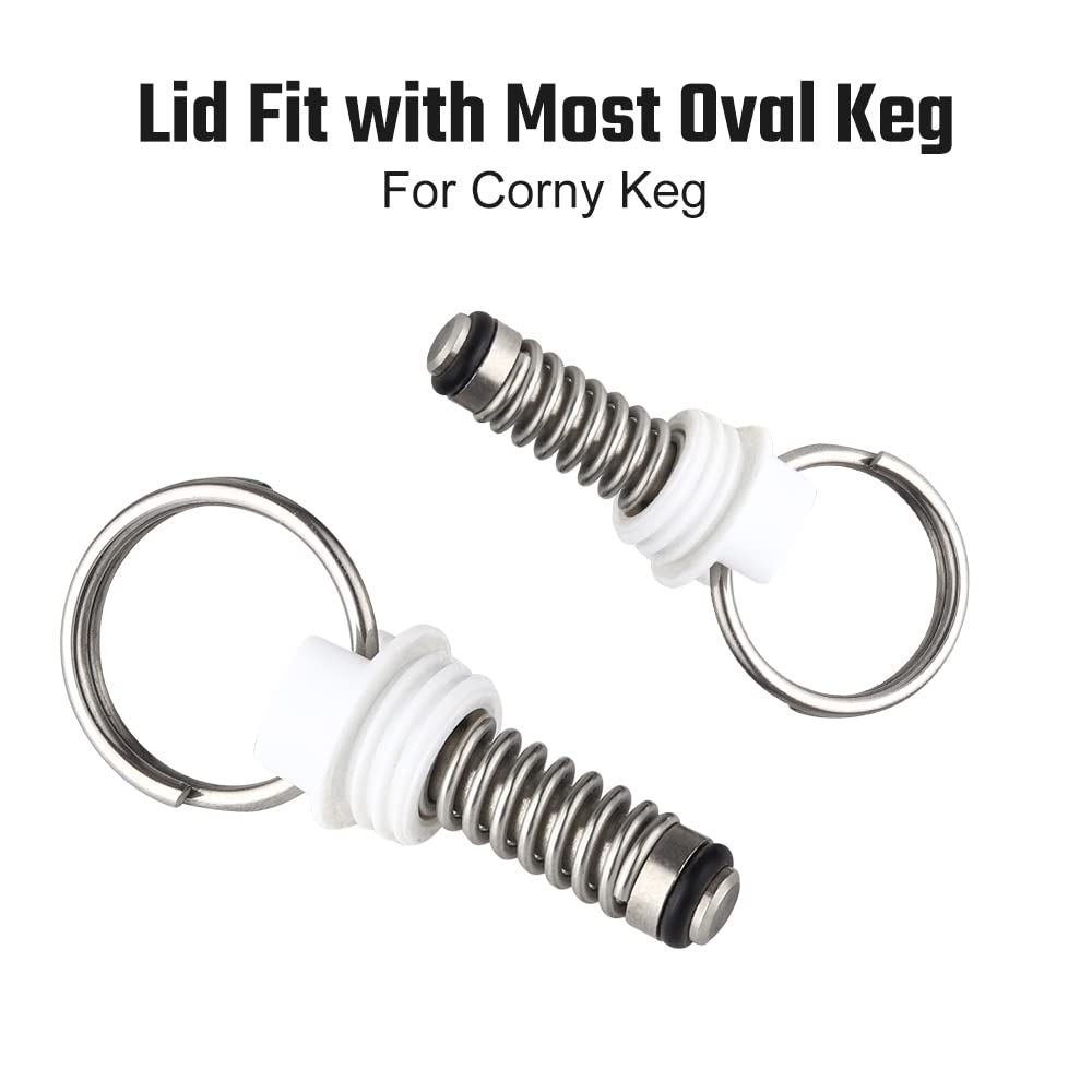Ferroday Corny Keg Pressure Relief Valve Corny Keg Lid Pressure Release Valve For Cornelius Keg Ball Lock Keg Lid Pressure Relie