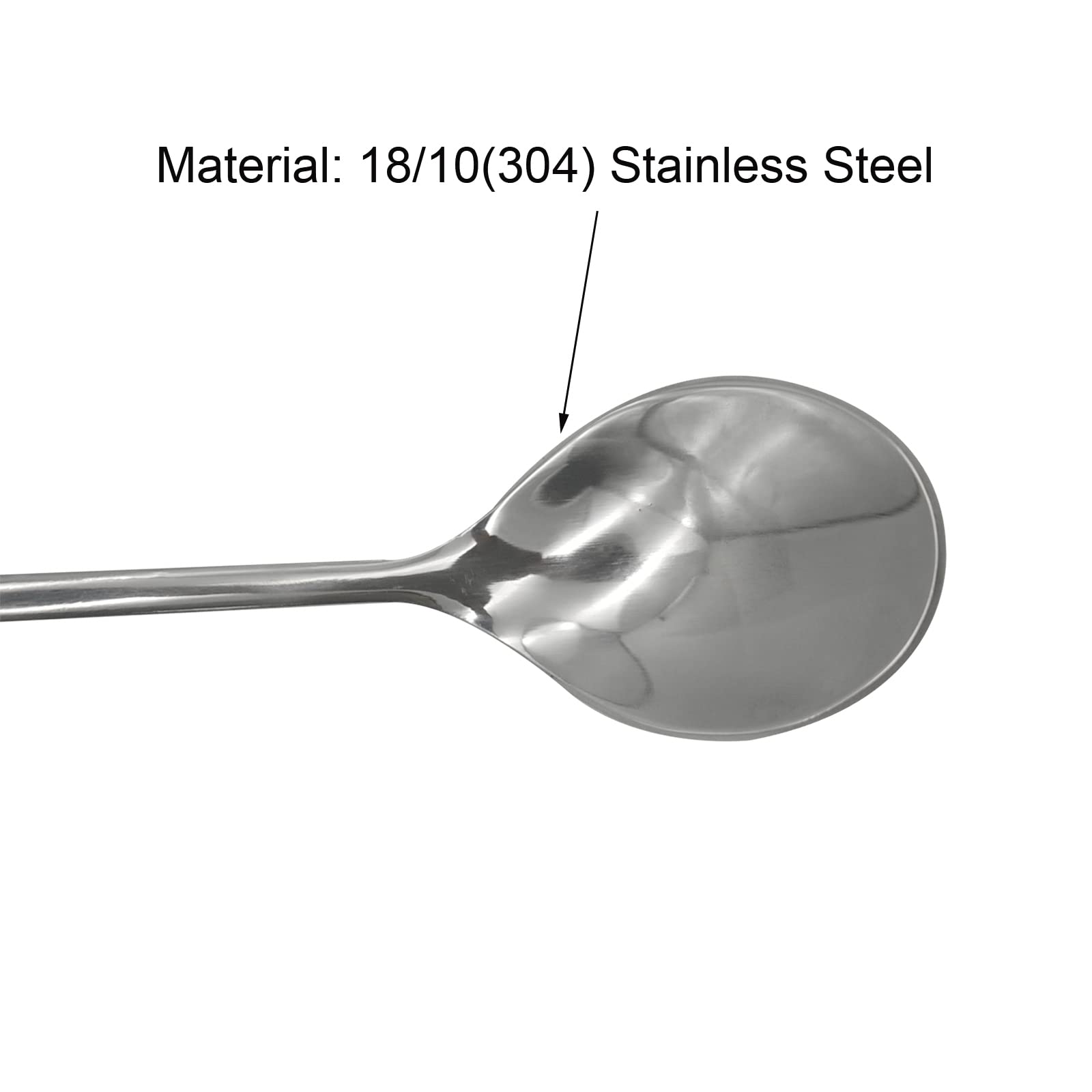 Pinenjoy 2Pcs Mini Crown Spoon 18/10(304) Stainless Steel Teaspoon 4.92Inch Sugar Stirring Spoon For Coffee Dessert Ice Cream Ap