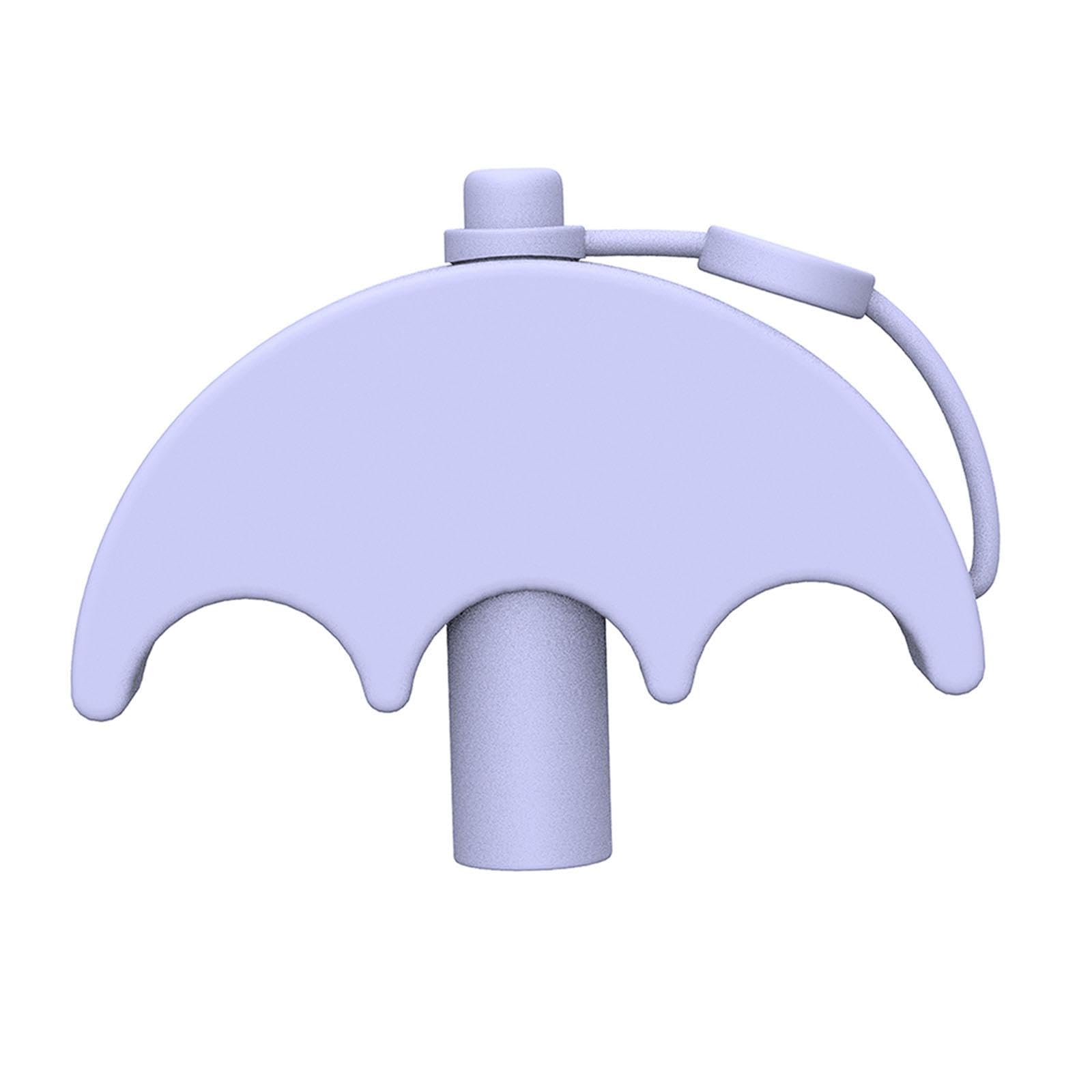 Atorse Straw Cover Caps Reusable Silicone Stopper For Home Outdoor Travel Purple