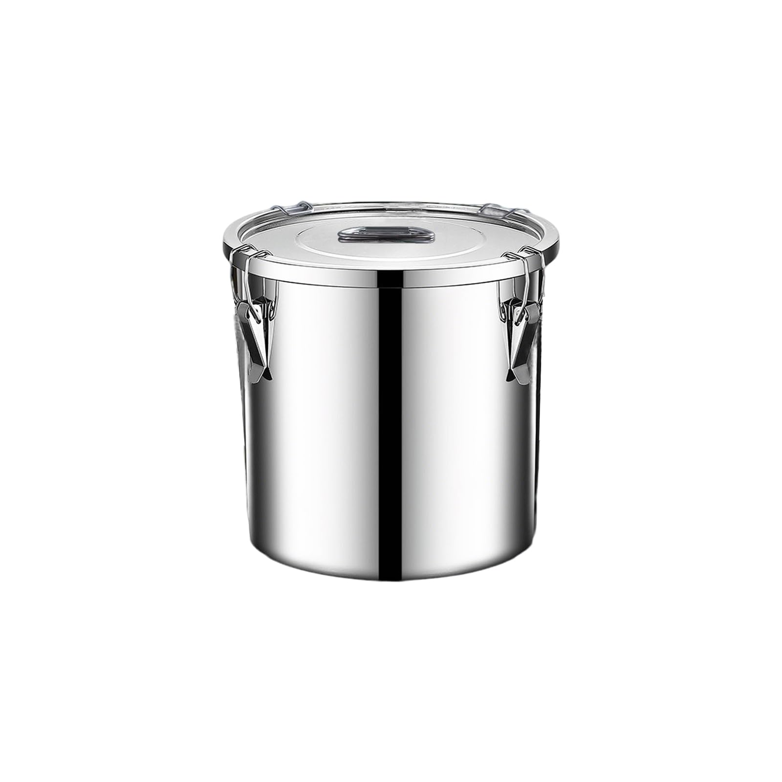 Verdeho stainless steel food storage containers with lids lock clips airtight container large airtight for rice flour sugar grai