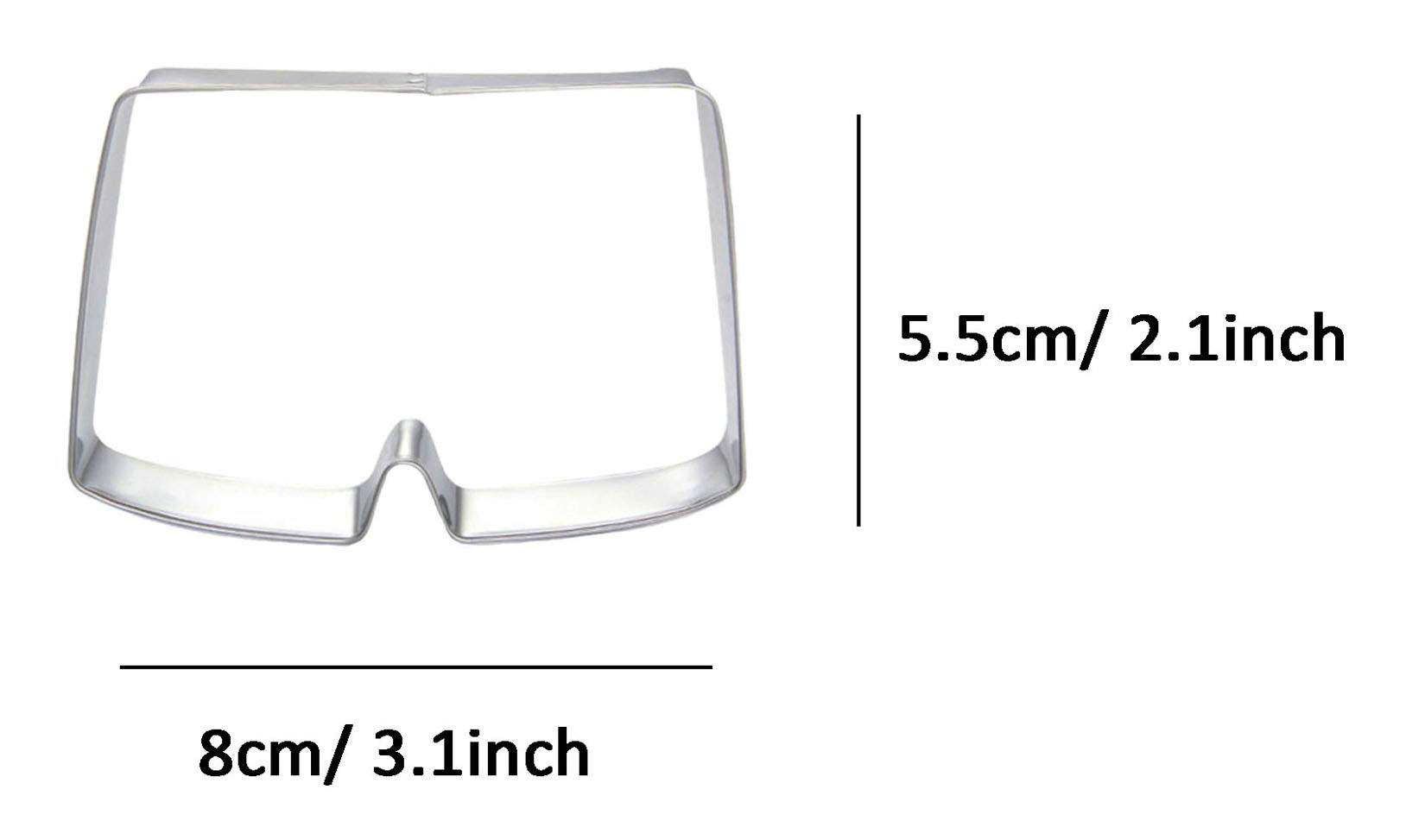 Wjsyshop Men'S Boxer Cookie Cutter Stainless Steel