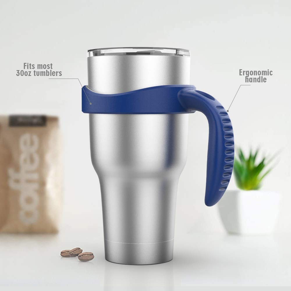 Tumbler Handle For 30 Oz Yeti Rambler Cooler Cup, Rtic Mug (Old Style), Sic, Ozark Trail Grip And More Tumbler Mugs - Bpa Free (