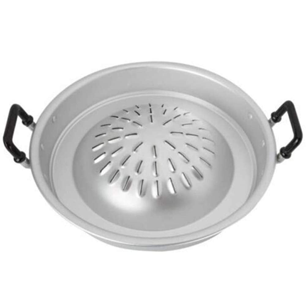 Cozinest Mookata Thai Korean Bbq Smoke Steak Grill Charcoal Pan Pork Hot Pot Aluminium Asian Cookware Style 12'' 14'' 16'' (14 I