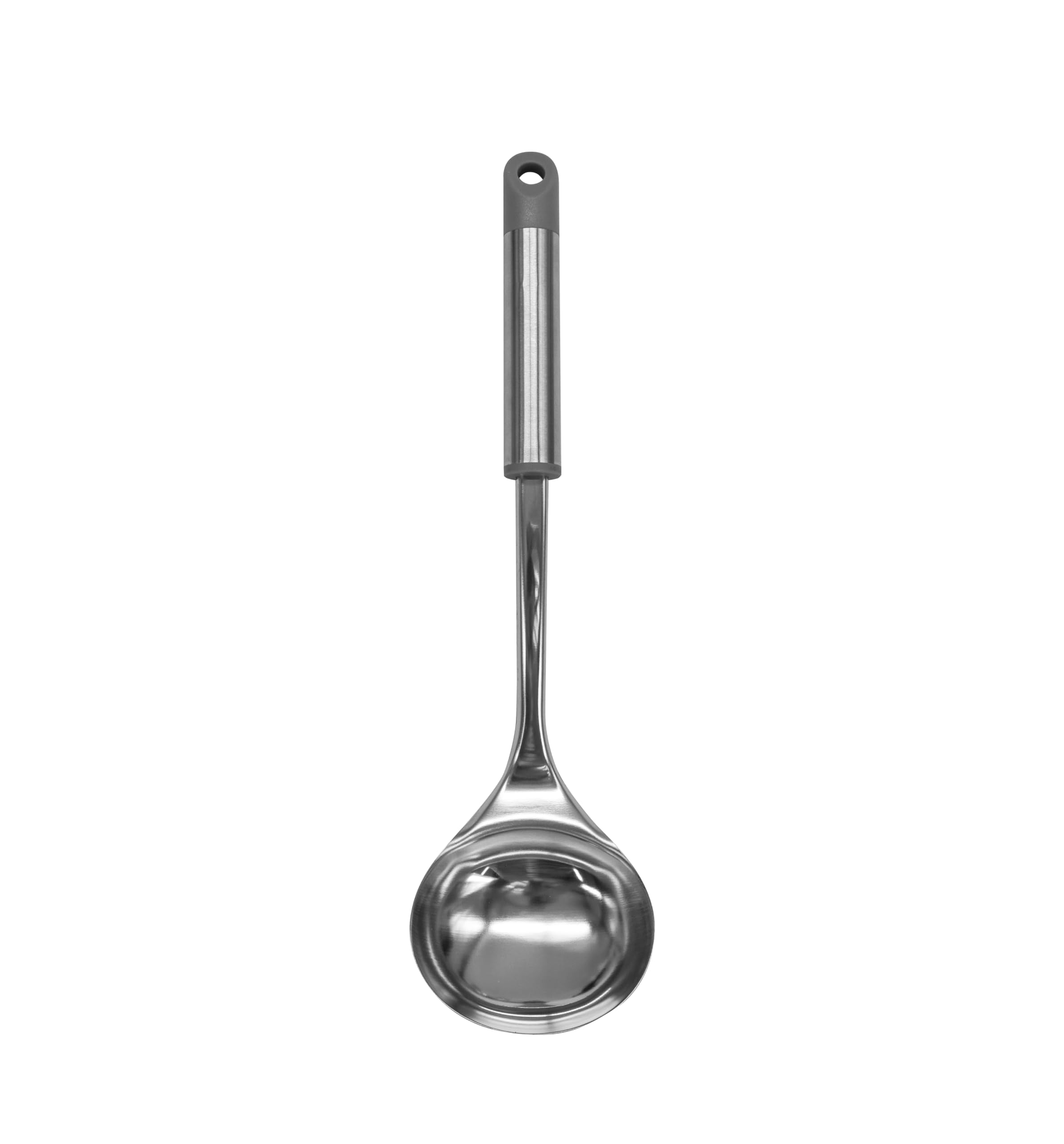 Fackelmann MODE Soup Ladle, Stainless Steel Function Head & Handle, Sauce Ladle, Stirring & Serving, Home & Professional, Large 