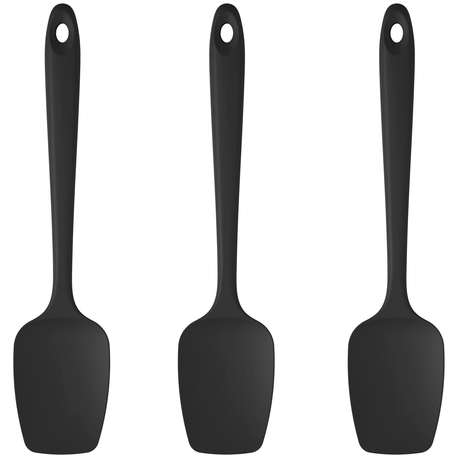 U-Taste Silicone Spoon Spatula Set, 600F High Heat Resistant Food Grade Flexible Rubber Scraper, Cooking Mixing Baking Kitchen U