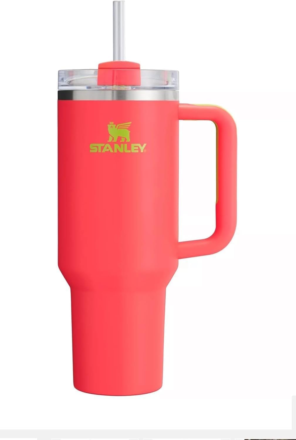 STANLEY Quencher H2.0 FlowState Stainless Steel Vacuum Insulated Tumbler with Lid and Straw for Water, Iced Tea or Coffee (Hibis