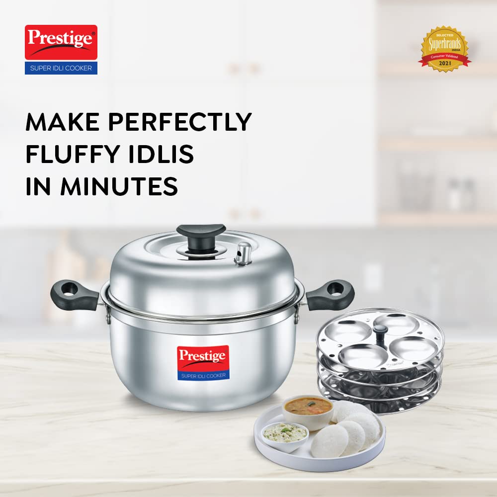 PRESTIGE PRID4 Idli Maker, Medium, Silver
