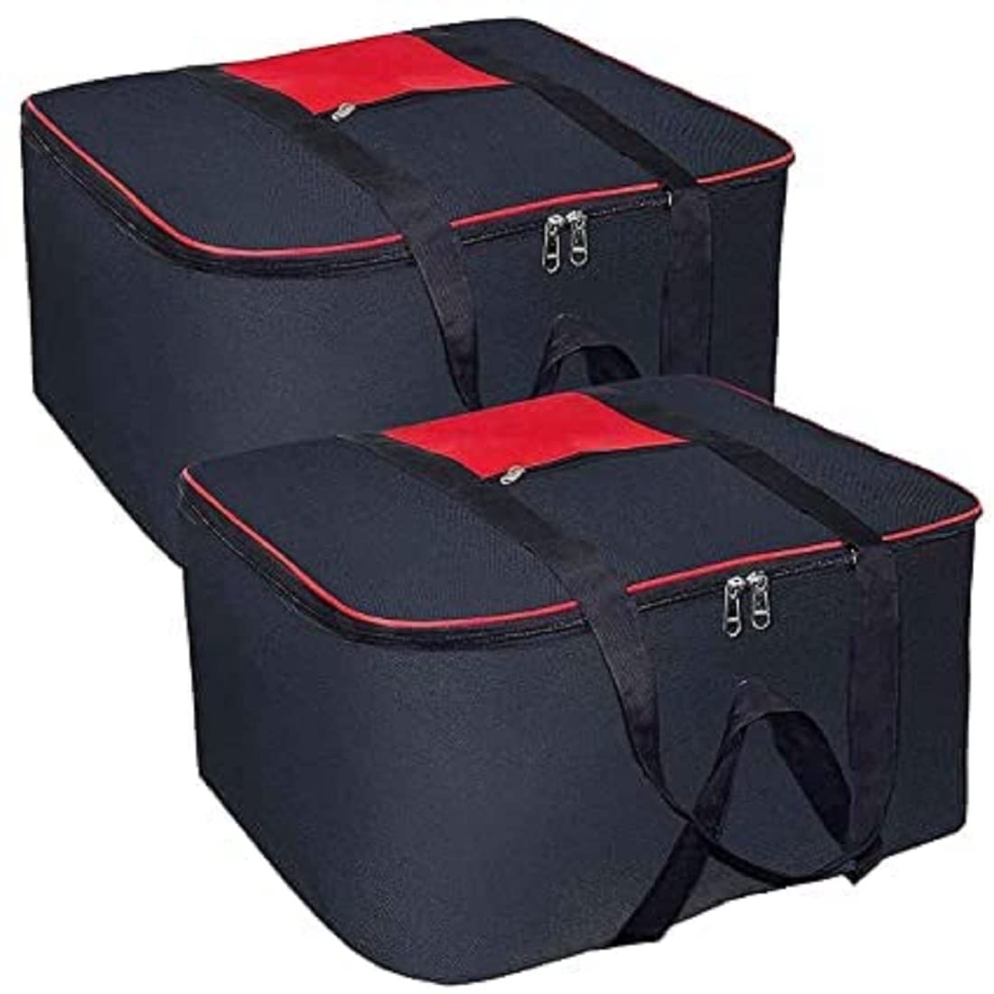 Astinia Nylon Large Size Underbed Storage Bag Moisture Proof Cloth Organizer Blankets Big Storage With Zippered Closure And Hand